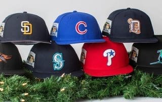 Hat Club MLB Cooperstown Pink Bottoms 59Fifty Fitted Hat Collection by MLB x New Era