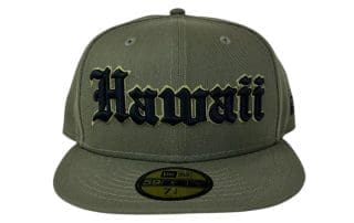 Hawaii Olive 59Fifty Fitted Hat by 808allday x New Era