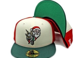 The Capologists Peeker 59Fifty Fitted Hat Collection by The Capologists x New Era Christmas