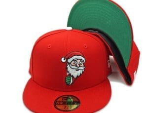 The Capologists Peeker 59Fifty Fitted Hat Collection by The Capologists x New Era Santa