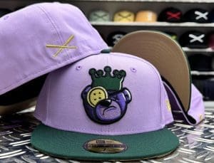 Berlin Bear Logo Lavender Green 59Fifty Fitted Hat by JustFitteds x New Era Berlin Bear Logo Lavender Green 59Fifty Fitted Hat by JustFitteds x New Era