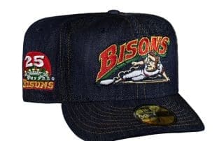 Buffalo Bisons All Denim 25 Years 59Fifty Fitted Hat by MiLB x New Era