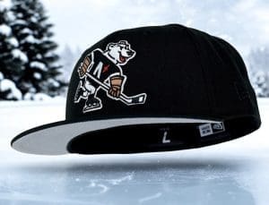 Ice Bears Black 59Fifty Fitted Hat by Noble North x New Era Ice Bears Black 59Fifty Fitted Hat by Noble North x New Era