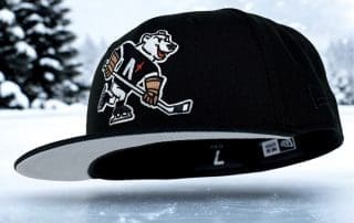 Ice Bears Black 59Fifty Fitted Hat by Noble North x New Era