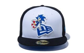 Sonic The Hedgehog Flag Logo 59Fifty Fitted Hat by Sonic The Hedgehog x New Era