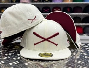 Crossed Bats Logo Corduroy Collection 59Fifty Fitted Hat by JustFitteds x New Era Chrome Crossed Bats Logo Corduroy Collection 59Fifty Fitted Hat by JustFitteds x New Era Chrome