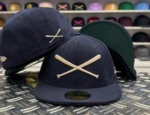 Crossed Bats Logo Corduroy Collection 59Fifty Fitted Hat by JustFitteds x New Era Navy Crossed Bats Logo Corduroy Collection 59Fifty Fitted Hat by JustFitteds x New Era Navy