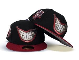 Joker Villain Element Black Red 59Fifty Fitted Hat by DC Comics x New Era Joker Villain Element Black Red 59Fifty Fitted Hat by DC Comics x New Era