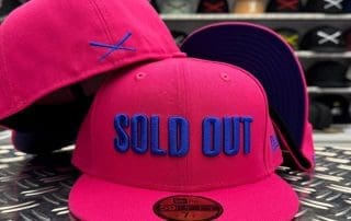 Sold Out Pink Royal 59Fifty Fitted Hat by JustFitteds x New Era