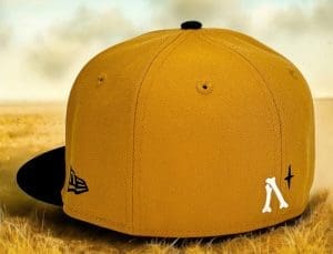 Bison Panama Tan Black 59fifty Fitted Hat by Noble North x New Era Back Bison Panama Tan Black 59fifty Fitted Hat by Noble North x New Era Back