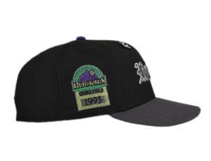 Colorado Rockies Old English 1995 Coors Field 59Fifty Fitted Hat by MLB x New Era Patch Colorado Rockies Old English 1995 Coors Field 59Fifty Fitted Hat by MLB x New Era Patch