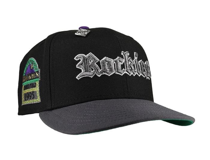 Colorado Rockies Old English 1995 Coors Field 59Fifty Fitted Hat by MLB x New Era