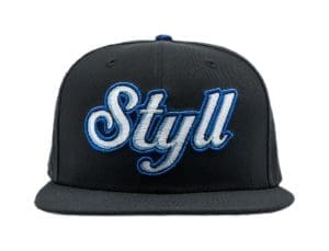 Styll Black Blue 59fifty Fitted Hat by Styll x New Era Styll Black Blue 59fifty Fitted Hat by Styll x New Era