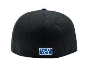 Styll Black Blue 59fifty Fitted Hat by Styll x New Era Back Styll Black Blue 59fifty Fitted Hat by Styll x New Era Back