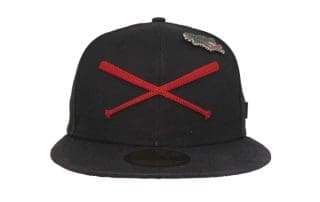 Crossed Bats Logo Lumberjack Waxed 59Fifty Fitted Hat by JustFitteds x New Era