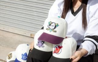 Hat Club NHL White Dome 59Fifty Fitted Hat Collection by NHL x New Era