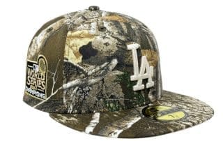 Los Angeles Dodgers 2024 World Series Realtree 59Fifty Fitted Hat by MLB x New Era
