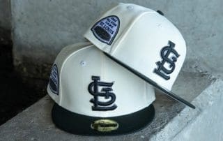 St. Louis Cardinals 1996 All-Star Game Off White Black 59Fifty Fitted Hat by MLB x New Era