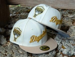Arizona Diamondbacks 1998 Inaugural Season Off White Khaki 59Fifty Fitted Hat by MLB x New Era Patch Arizona Diamondbacks 1998 Inaugural Season Off White Khaki 59Fifty Fitted Hat by MLB x New Era Patch
