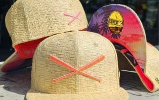 Crossed Bats Logo Carlitos 59Fifty Fitted Hat by JustFitteds x New Era