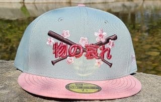 Crossed Bats Logo Sakura 2025 59Fifty Fitted Hat by JustFitteds x New Era