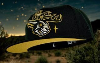 Jackalope Black Old Gold 59Fifty Fitted Hat by Noble North x New Era