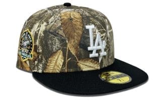 Los Angeles Dodgers 60th Anniversary Realtree Black 59Fifty Fitted Hat by MLB x New Era