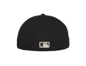 New York Yankees Black Chrome Chainstitch 59Fifty Fitted Hat by MLB x New Era Back New York Yankees Black Chrome Chainstitch 59Fifty Fitted Hat by MLB x New Era Back