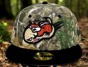 Peanut Squadron Realtree Edge Black 59Fifty Fitted Hat by Noble North x New Era Front Peanut Squadron Realtree Edge Black 59Fifty Fitted Hat by Noble North x New Era Front