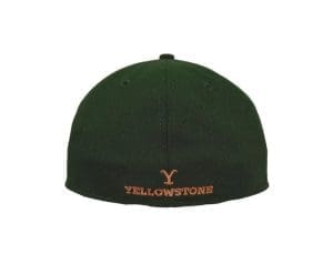 Yellowstone Dark Seaweed 59Fifty Fitted Hat by Yellowstone x New Era Back Yellowstone Dark Seaweed 59Fifty Fitted Hat by Yellowstone x New Era Back