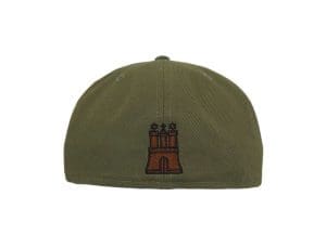 040 Olive 59Fifty Fitted Hat by JustFitteds x New Era Back 040 Olive 59Fifty Fitted Hat by JustFitteds x New Era Back
