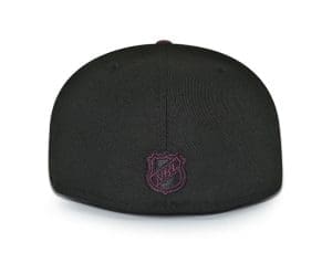 Anaheim Ducks Black Chrome Teal 59Fifty Fitted Hat by NHL x New Era Back Anaheim Ducks Black Chrome Teal 59Fifty Fitted Hat by NHL x New Era Back