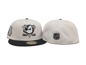 Anaheim Mighty Ducks 10 Years Stone Black 59Fifty Fitted Hat by NHL x New Era Back Anaheim Mighty Ducks 10 Years Stone Black 59Fifty Fitted Hat by NHL x New Era Back