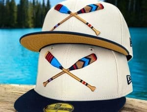 Lake Paddles Stone Lakeside Blue 59Fifty Fitted Hat by Noble North x New Era Lake Paddles Stone Lakeside Blue 59Fifty Fitted Hat by Noble North x New Era