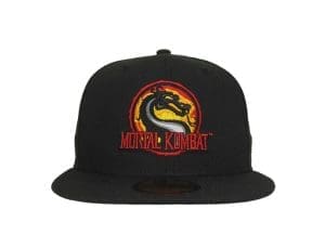 Mortal Kombat Black 59Fifty Fitted Hat by Mortal Kombat x New Era Mortal Kombat Black 59Fifty Fitted Hat by Mortal Kombat x New Era