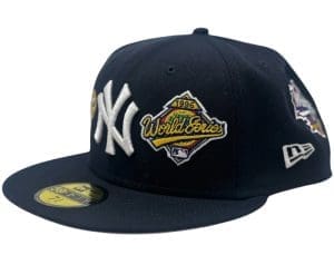 New York Yankees 27x Champions Navy Blue 59Fifty Fitted Hat by MLB x New Era Left New York Yankees 27x Champions Navy Blue 59Fifty Fitted Hat by MLB x New Era Left