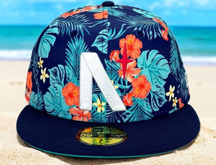 North Star Beach Floral 59Fifty Fitted Hat by Noble North x New Era