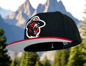 Northern Force Black Red 59Fifty Fitted Hat by Noble North x New Era Northern Force Black Red 59Fifty Fitted Hat by Noble North x New Era