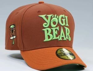 Yogi Bear Cinnamon Graham Oxidized Rust 59Fifty Fitted Hat by Hanna Barbera x New Era Yogi Bear Cinnamon Graham Oxidized Rust 59Fifty Fitted Hat by Hanna Barbera x New Era