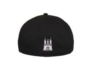 040 Black 59Fifty Fitted Hat by JustFitteds x New Era Back 040 Black 59Fifty Fitted Hat by JustFitteds x New Era Back