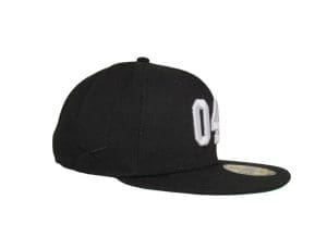 040 Black 59Fifty Fitted Hat by JustFitteds x New Era Right 040 Black 59Fifty Fitted Hat by JustFitteds x New Era Right