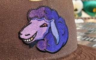Black Sheep Brown Purple 59Fifty Fitted Hat by JustFitteds x New Era
