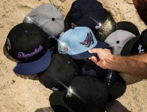Hat Club Marine Metallics 59Fifty Fitted Hat Collection by MLB x New Era Hat Club Marine Metallics 59Fifty Fitted Hat Collection by MLB x New Era
