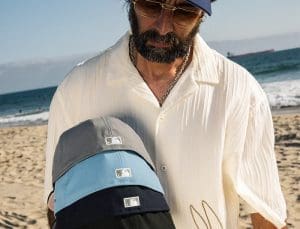 Hat Club Marine Metallics 59Fifty Fitted Hat Collection by MLB x New Era Back Hat Club Marine Metallics 59Fifty Fitted Hat Collection by MLB x New Era Back