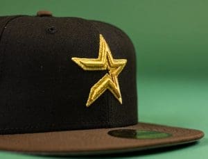 Houston Astros Ziegenbock Black Walnut 59Fifty Fitted Hat by MLB x New Era Houston Astros Ziegenbock Black Walnut 59Fifty Fitted Hat by MLB x New Era