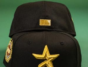 Houston Astros Ziegenbock Black Walnut 59Fifty Fitted Hat by MLB x New Era Back Houston Astros Ziegenbock Black Walnut 59Fifty Fitted Hat by MLB x New Era Back
