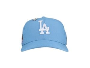 Los Angeles Dodgers Shohei Ohtani Blue Pink 59Fifty Fitted Hat by MLB x New Era Front Los Angeles Dodgers Shohei Ohtani Blue Pink 59Fifty Fitted Hat by MLB x New Era Front
