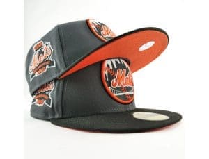 New York Mets Skyline Logo 40th Anniversary Graphite 59Fifty Fitted Hat by MLB x New Era New York Mets Skyline Logo 40th Anniversary Graphite 59Fifty Fitted Hat by MLB x New Era