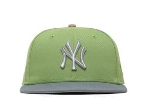 New York Yankees Matcha Grey 59Fifty Fitted Hat by MLB x New Era New York Yankees Matcha Grey 59Fifty Fitted Hat by MLB x New Era