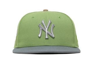New York Yankees Matcha Grey 59Fifty Fitted Hat by MLB x New Era